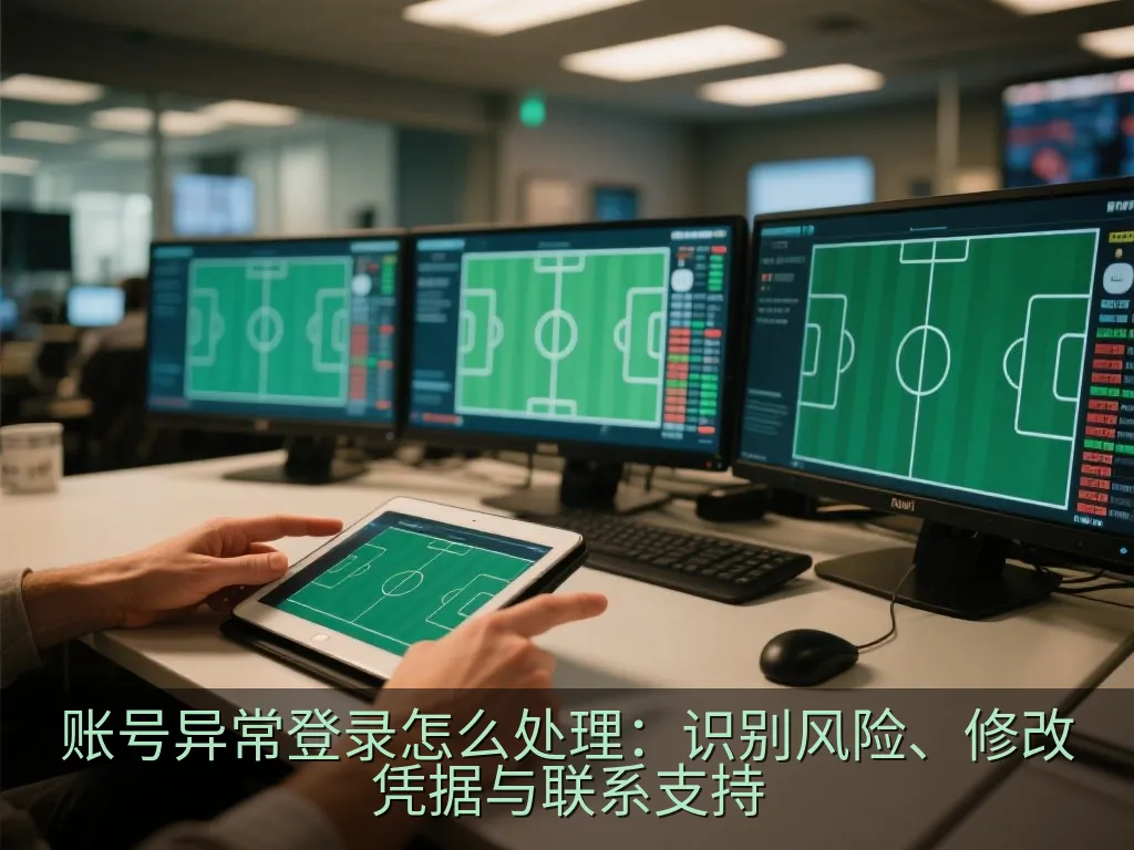 用户在明亮工作桌前查看通用账号安全提醒和设备列表
