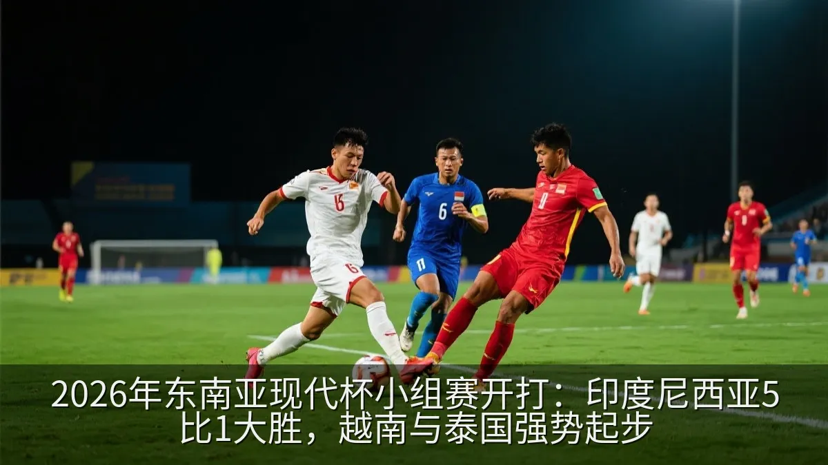 2026年东南亚现代杯小组赛开打：印度尼西亚5比1大胜，越南与泰国强势起步