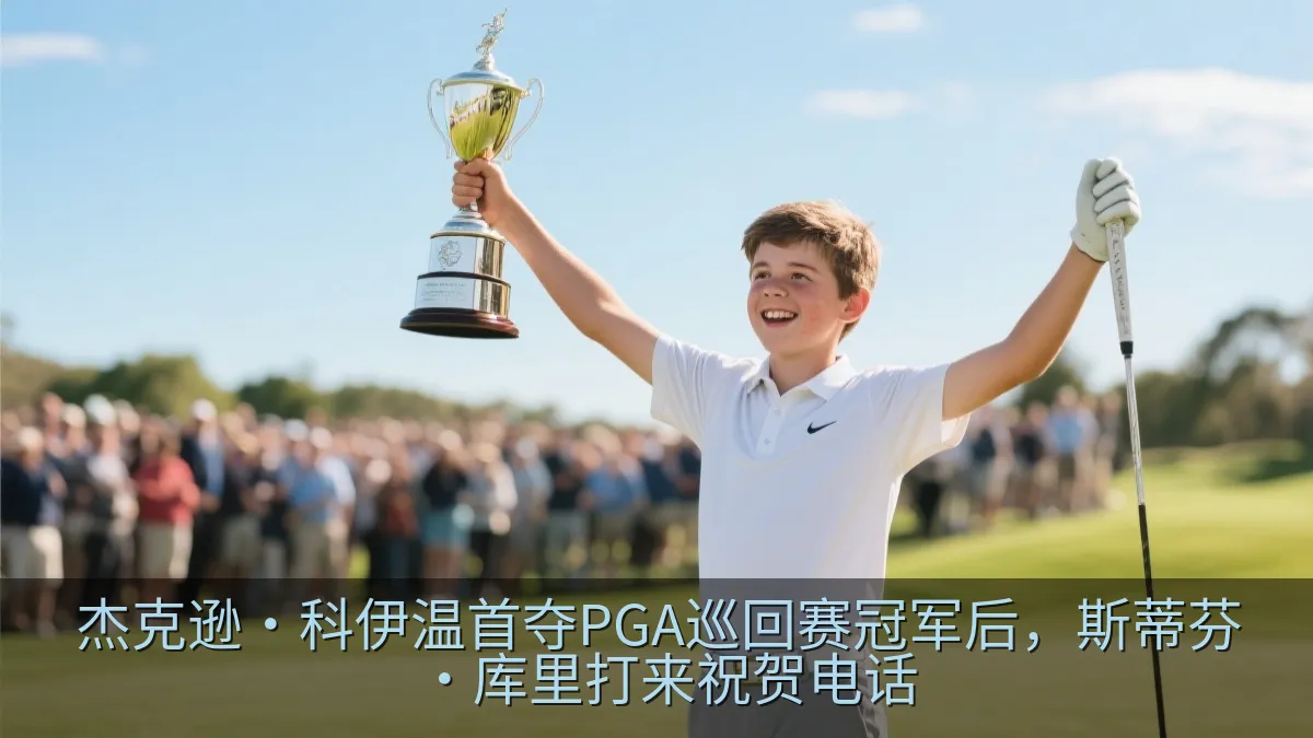 杰克逊·科伊温首夺PGA巡回赛冠军后，斯蒂芬·库里打来祝贺电话