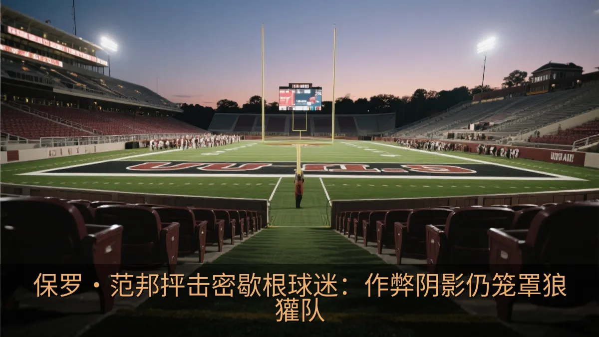 保罗·范邦抨击密歇根球迷：作弊阴影仍笼罩狼獾队